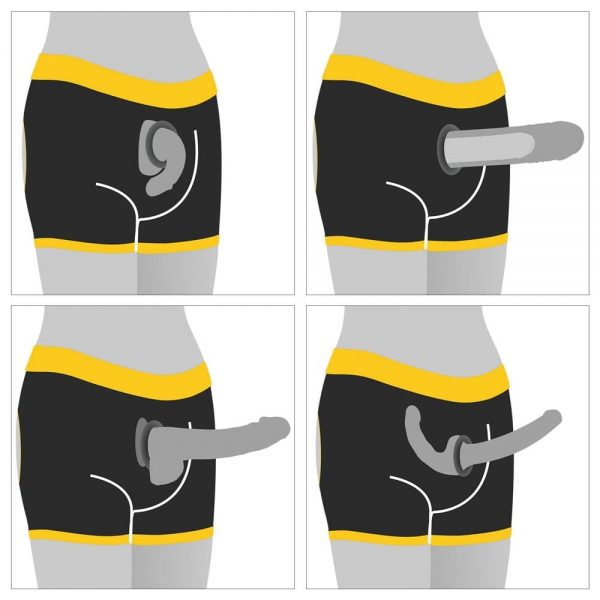 Horny Strapon Shorts XL/XXL (38 - 42 inch waist) #8 | ViPstore.hu - Erotika webáruház