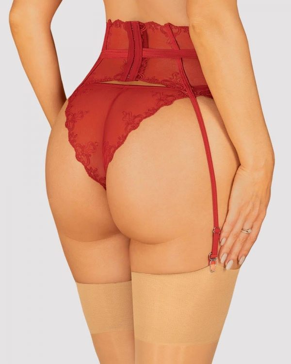 Lonesia garter belt red  S/M #2 | ViPstore.hu - Erotika webáruház