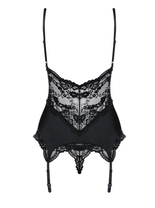 810-COR-1 corset & thong black  S/M #4 | ViPstore.hu - Erotika webáruház