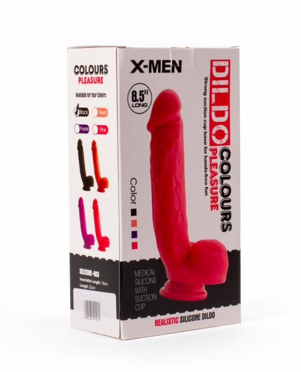 X-MEN 8.5" Dildo Colours Pleasure Flesh 3 #2 | ViPstore.hu - Erotika webáruház