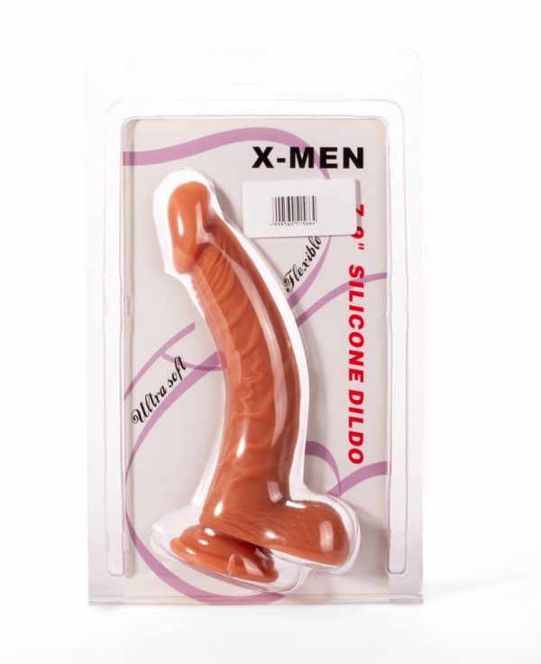X-MEN 7.9" Silicone Dildo Flesh #1 | ViPstore.hu - Erotika webáruház