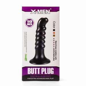 X-Men 10" Extra Girthy Butt Plug Black IV #1 | ViPstore.hu - Erotika webáruház