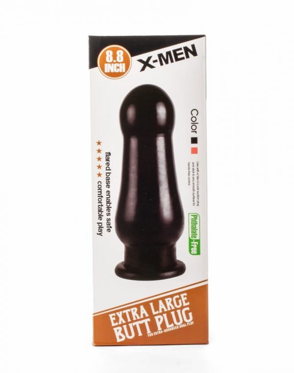 X-Men 8.8" Extra Large Butt Plug Black #1 | ViPstore.hu - Erotika webáruház