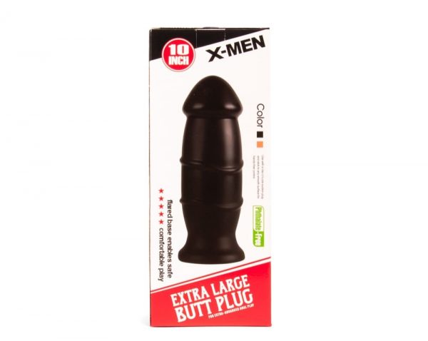 X-MEN 10 inch Butt Plug Black #1 | ViPstore.hu - Erotika webáruház