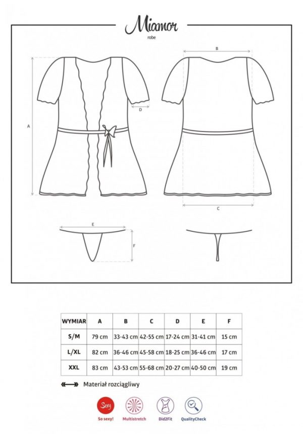 Miamor robe & thong L/XL #3 | ViPstore.hu - Erotika webáruház