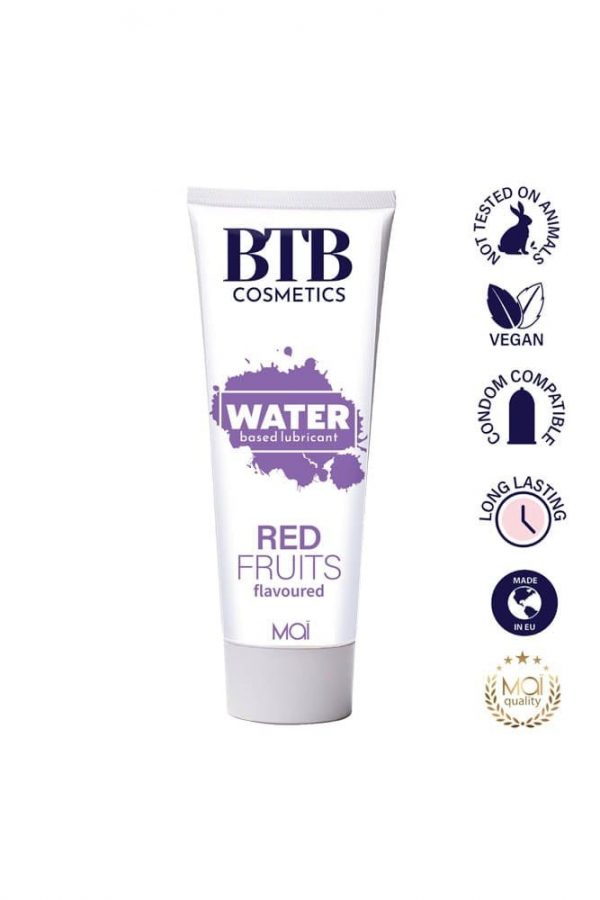 BTB WATER BASED FLAVORED RED FRUITS LUBRICANT 100ML #3 | ViPstore.hu - Erotika webáruház