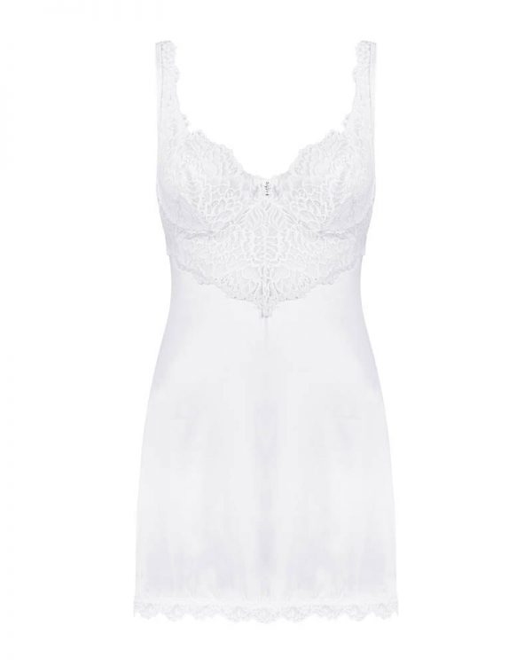 Amor Blanco underwire chemise & thong white  L/XL #5 | ViPstore.hu - Erotika webáruház